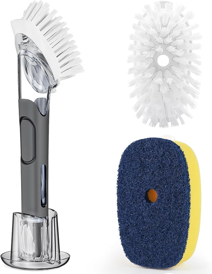 CEPILLO PARA LIMPIEZA CON DISPENSADOR